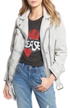 Women's Levi's Oversize Denim Jacket With Faux Shearling Trim - Grey