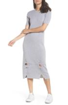 Women's Caara Distressed Knit Midi Dress - Grey