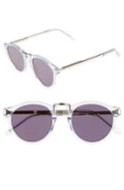Women's Karen Walker 49mm Polarized Sunglasses - Crystal Grey/ Clear