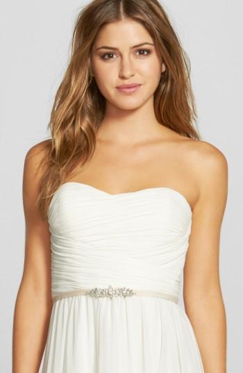 Women's Jenny Yoo Mischka Crystal Belt - Champagne