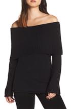 Women's Ugg Rhodyn Off The Shoulder Sweater - Black