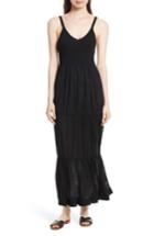 Women's La Vie Rebecca Taylor Knit Maxi Dress /small - Black