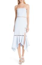 Women's Jonathan Simkhai Stapled Crepe Strapless Dress