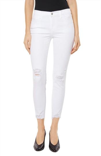 Women's J Brand 835 Capri Skinny Jeans - White