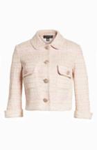 Women's St. John Collection Guilded Pastel Knit Jacket - Pink