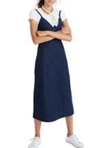 Women's Madewell Denim Camisole Midi Dress - Blue