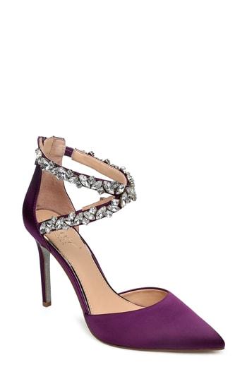 Women's Jewel Badgley Mischka Jazmine Pump M - Purple