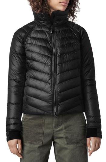 Women's Canada Goose Hybridge Base Water Resistant 800 Fill Power Down Insulated Jacket (0) - Black