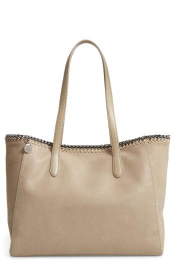 Stella Mccartney 'falabella - Shaggy Deer' Faux Leather Tote - White