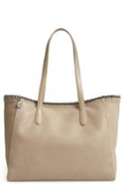 Stella Mccartney 'falabella - Shaggy Deer' Faux Leather Tote - White