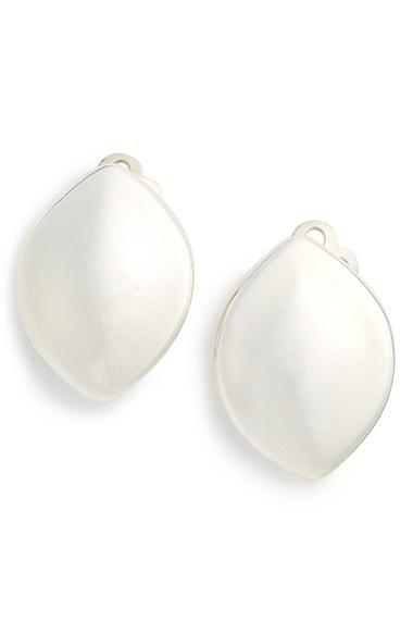 Women's Simon Sebbag 'leaf' Sterling Silver Clip Earrings