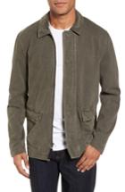 Men's James Perse Garment Dyed Field Jacket (s) - Green