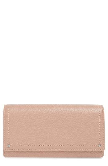 Women's Treasure & Bond Leather Continental Wallet - Pink
