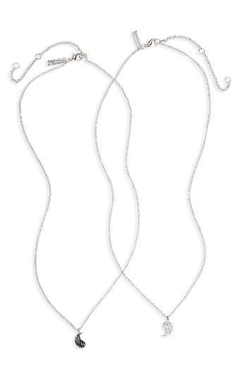 Women's Topshop Bff Yin & Yang Necklace Set