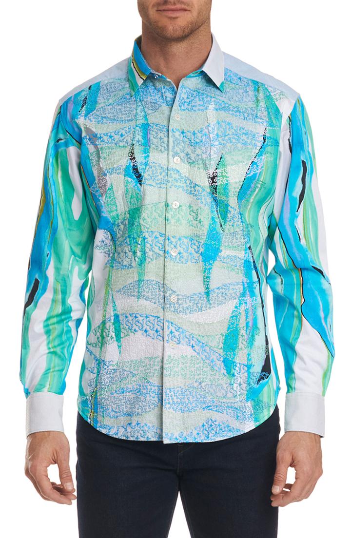 Men's Robert Graham The Merman Limited Edition Sport Shirt