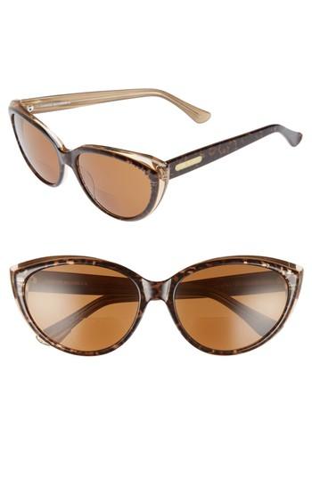 Women's Corrine Mccormack Anita 59mm Reading Sunglasses - Dark Leopard