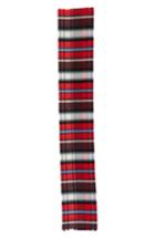 Women's Burberry Check Wool Blend Scarf, Size - Red