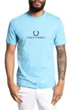 Men's Fred Perry Embroidered T-shirt - Blue