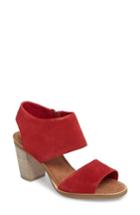 Women's Toms Majorca Sandal .5 M - Red