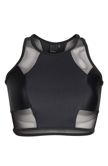 Women's Chromat Elevation Crop Bikini Top - Black