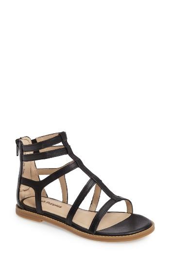 Women's Hush Puppies Abney Chrissie Cage Sandal .5 W - Black