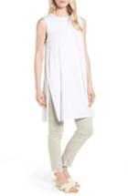 Women's Eileen Fisher Long Jersey Tunic, Size - White