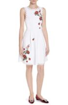 Women's Ted Baker London Kristil Kirstenbosch Skater Dress - White