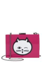 Nordstrom Cat Expressions Box Clutch - Pink