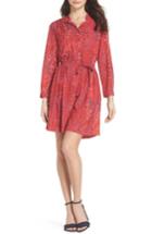 Women's French Connection Frances Drape Shirtdress - Pink