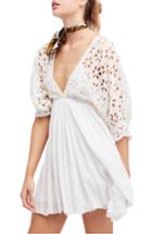 Women's Free People Bella Note Minidress - White