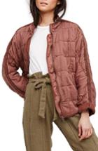 Women's Free People Dolman Quilted Jacket - Red
