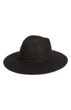 Women's Treasure & Bond Felt Panama Hat - Black