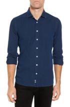 Men's Ledbury Alden Slim Fit Sport Shirt, Size - Blue