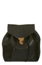 Fendi Cruise Calfskin Leather Backpack - Black