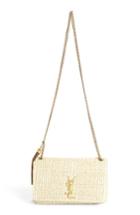 Yves Saint Laurent Medium Kate Raffia Shoulder Bag -