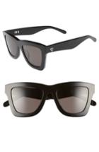Women's Valley Db Ii 50mm Retro Sunglasses - Gloss Black