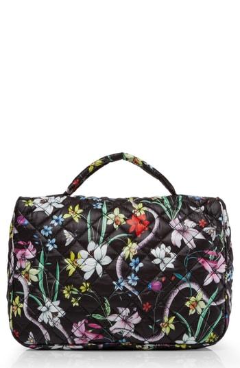 Mz Wallace Quilted Zip Around Cosmetic Bag, Size - Eden Floral