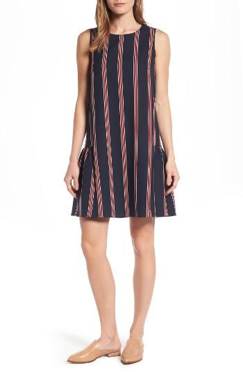 Women's Halogen Flounce Back Shift Dress - Blue