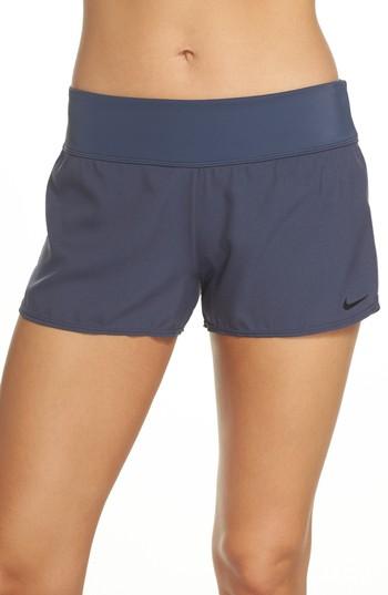 Women's Nike Swim Board Shorts - Blue