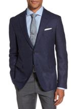 Men's Boss Nobis Trim Fit Wool & Silk Blazer R - Blue