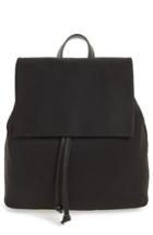 Bp. Satin & Faux Leather Backpack -