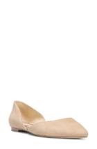 Women's Sam Edelman Rodney Pointy Toe D'orsay Flat W - Beige