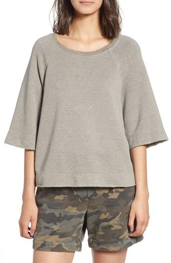 Women's James Perse Boxy Sweatshirt - Grey