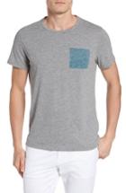 Men's Jason Scott Blue Square T-shirt - Grey