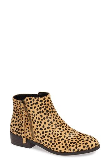 Women's Sole Society Abbott Genuine Calf Hair Bootie M - Brown
