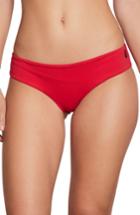 Women's Volcom Simply Modest Bikini Bottoms - Red