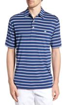 Men's Southern Tide Regular Fit Multistripe Performance Polo - Blue