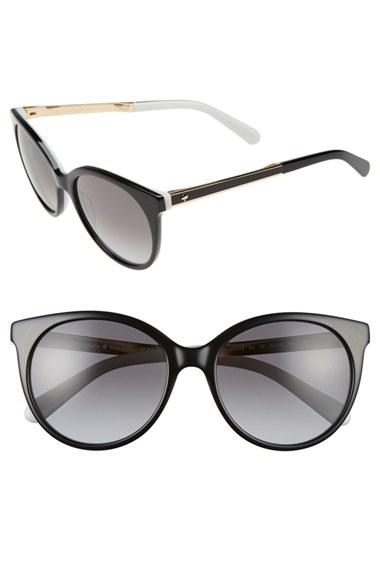 Women's Kate Spade New York 'amayas' 53mm Cat Eye Sunglasses -