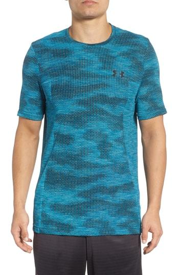 Men's Under Armour Siphon Camo Print Performance T-shirt - Blue
