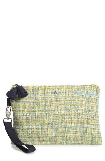 Tommy Bahama Mylos Woven Clutch - Yellow